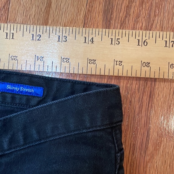 Peter Manning Designer Black Men’s Jeans tag size 31 x 25 Skinny Stretch - Picture 8 of 13